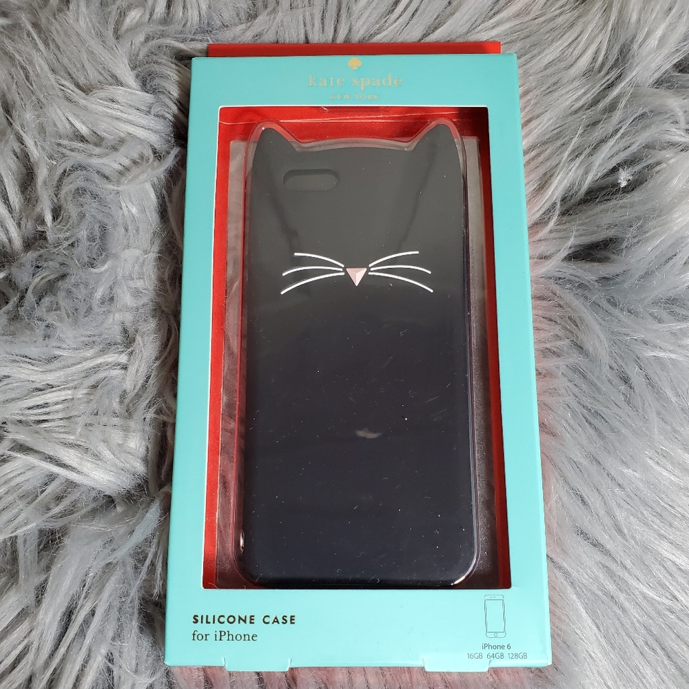 Kate Spade iPhone 6 Silicon Kitty Case